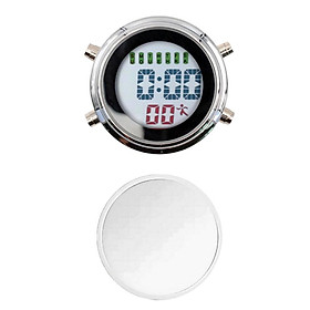 2-7pack Waterproof Mini Alarm Clock Motorbike Yacht Boat Digital Clock