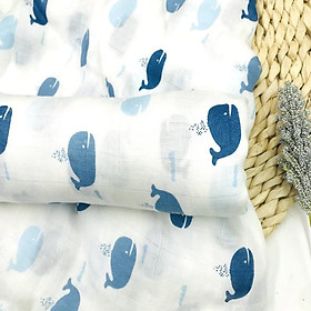 Muslin Chăn Lưới Cho Bé 100% Sợi Tre Swaddle Bọc Cho Sơ Sinh Bé Tắm Rất Mềm Đa Sử Dụng Lớn tã Chăn Ga Gối - one