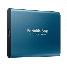 Ổ Cứng di động  SSD  4TB  ổ di động  Usb 3.0 Loại-c  HD ổ cứng ngoài  2TB  Đĩa cứng di động  1TB/8TB/16TB - Màu xanh da trời