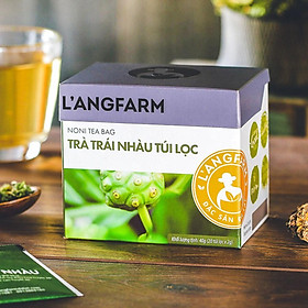 Trà trái nhàu túi lọc L angfarm, 20 tép, hộp