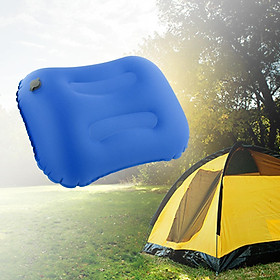 Portable Inflating Camping Pillow Comfortable Neck Support Cushion for Backpacking Outdoor Fishing Picnic