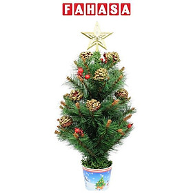Mua Cây Thông Mini Cước Đầu Vàng - Trang Trí Noel 60 cm - Chaang Chiia LP-HN60-DC