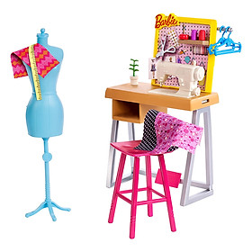 Bộ phụ kiện đồ dùng nghề nghiệp Barbie - Phòng thiết kế thời trang FXP10/FJB25