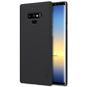 Ốp lưng sần dành cho Samsung Galaxy Note 9 Nillkin (Đính kèm giá đỡ hoặc 1 miếng dán từ tính) (Đen) - Hàng chính hãng