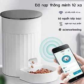 Máy cho chó mèo ăn tự động thông minh wifi Tuya 3L