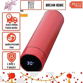 Mua Bình Giữ Nhiệt Có Đèn LED Báo Nhiệt Độ Có Lõi inox Dung Tích 500ml