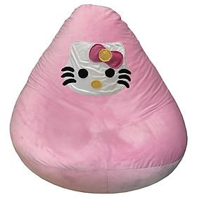 Ghế lười hat xốp Quả lê trang trí Hello Kitty GH-QULE-HKTY