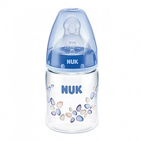 Bình Sữa NUK Nhựa PA (150ml) Núm Ti Silicone S1 (Size M) NU21475