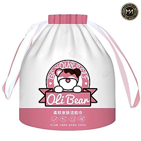 Khăn Tẩy Trang giấy khô đa năng Olibear Dạng Cuộn
