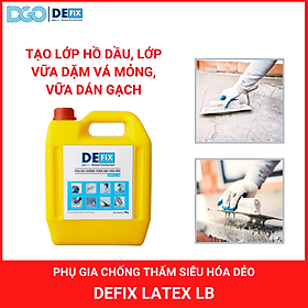 Phụ gia chống thấm siêu hóa dẻo DEFIX LATEX B