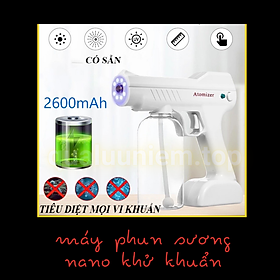 Mua Bình Xịt Khử Trùng Phun Sương Đèn Xanh Dương Không Dây  Máy Phun Khử Trùng Lốc Xoáy Nhỏ Mới (Sạc USB)