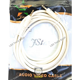 Cáp loa 2 đầu jack 3.5 dài 1.5M 3M 5M 10M cao cấp (dây loa 2 đầu 3 li)