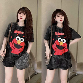 SÉT BỘ THỂ THAO FORM RỘNG PHỐI HỌA TIẾT