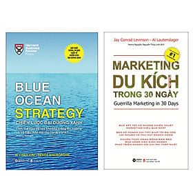 Hình ảnh Combo Sách : BLUE OCEAN STRATEGY - Chiến Lược Đại Dương Xanh + Marketing Du Kích Trong 30 Ngày (Tái Bản 2020)