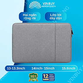 Hình ảnh Review Túi chống sốc Laptop, Túi chống sốc Mac-book cao cấp (nhiều kích thước) - Bảo vệ chống va chạm, Chống thấm nước - Hàng chính hãng VinBuy