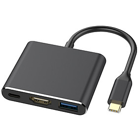 Bộ Chuyển Đổi Đa Kênh AV Với Cổng USB 3.0 Và Cổng Sạc USB C Cho Macbook/ChromeBook Pixel/Dell XPS 13 (4K)