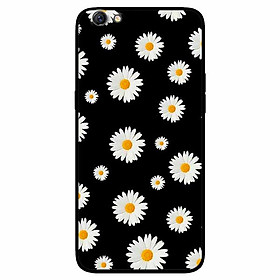 Ốp lưng in cho Oppo A71 Mẫu Hoạ Tiết Hoa Cúc