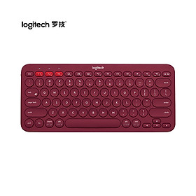 Bàn Phím Không Dây Logitech K380 Bluetooth 3.0 Kết Nối Đa Thiết Bị Hỗ Trợ Đắc Lực Cho Công Việc Trong Văn Phòng - Đỏ