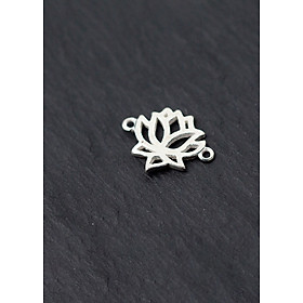 >> BÁO GIÁ TRÂM BẠC HÌNH BẠCH LIÊN HOA | Shopee Lazada Sendo Tiki mới nhất 70 Combo 5 cái charm bạc khóa liên kết vòng hình hoa sen - Ngọc Quý Gemstones
