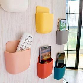 Giá nhựa màu mini dán tường đa dụng