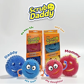 Mua  Phiên bản Baby  Scrub Babies Sponges thiết kế nhỏ gọn phù hợp nhiều sản phẩm
