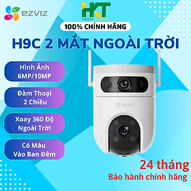 Camera 2 Mắt Ezviz H9C 10MP, màu ban đêm, đàm thoại 2 chiều - Hàng chính hãng