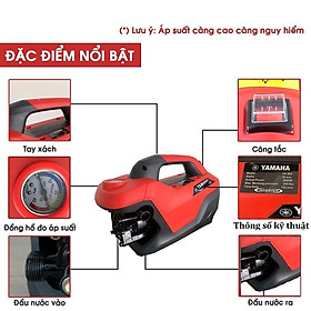 Mua Máy xịt rửa YAMAHAY021  máy xịt rửa xe  phun áp lực cao mô tơ cảm ứng từ  điều chỉnh áp lực nước  tự hút nước thông minh  chống cháy  Hàng chuẩn công nghệ hiện đại