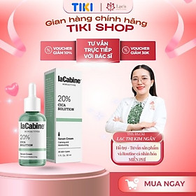 SERUM LÀM DỊU CẤP ẨM - LaCabine Serum Cica 20% 30ML