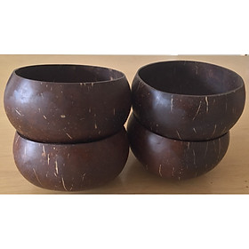 Mua Bộ 4 Chén Gáo Dừa Loại Lớn 14-16cm