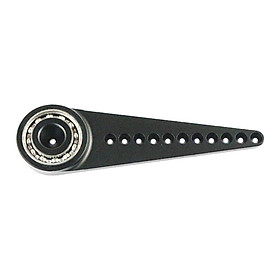 Drawing Ruler Woodworking Metal Compass Multi-function Circle Drawing Tool Drawing Ruler Drawing Circle Without Leaving Holes - Black (ZJ0321A1)