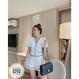 Bigsize 60-90KG vmart Set bộ quần áo S262 hàng Quảng Châu cao cấp chiết eo giấu bụng