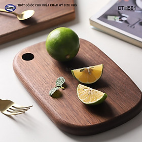 Mua Thớt cỡ nhỏ gỗ óc chó nhập khẩu Mỹ - khay bánh mì/trái cây tráng miệng/bít tết/ trang trí bàn ăn - CTH501