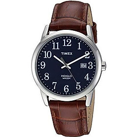 Timex Men's Easy Reader Leather Strap 38mm Watch