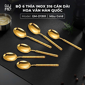 Mua BỘ 6 THÌA INOX 316 CAO CẤP GUME hàng chính hãng