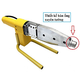 Máy hàn nhiệt, hàn đa năng các loại ống nhựa chịu nhiệt PP-R, PE, PPC, công suất 600W, tản nhiệt mang cá, Tự động chỉnh nhiệt, đầu hàn 20-25-32mm