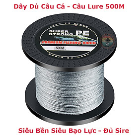 Dây dù câu Lure - Dài 500m - Sire đủ - Từ 1.0 đến 8.0  Siêu bền siêu bạo lực - Chất liệu cao cấp - Bện 8 lõi 
