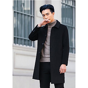 Áo khoác dạ nam cao cấp dáng lửng NAD03
