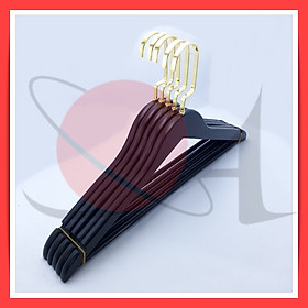 Mua Bộ 10 Móc Áo Gỗ Tam Giác Màu Đen Luxury