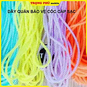 Mua Combo 4 Dây quấn bảo vệ cáp sạc  tai nghe (Giao màu ngẫu nhiên) Trọng Phú mobile