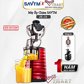 Máy ép chậm SAVTM JE31 250W (Đỏ) - Hàng nhập khẩu