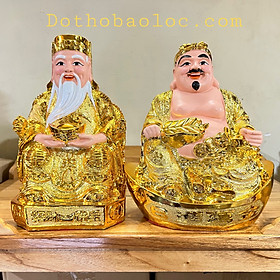 Mua Tượng Thần Tài Thổ Địa kim sa cao cấp cao 32cm
