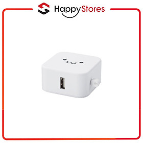 Mua Củ sạc 1 cổng USB-A 12W kèm kẹp cáp tiện lợi ELECOM MPA-ACU09WF - HÀNG CHÍNH HÃNG