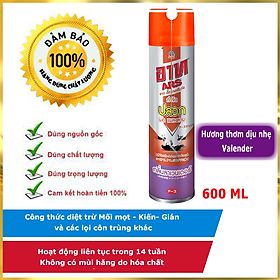 Chai Xịt Diệt MỐI MỌT, Kiến, Gián và các loại côn trùng (hương Valender) - Nhập Khẩu THÁI LAN 600ml. ARS JET TERMITE LAVENDER