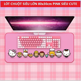 Mua Lót Chuột Game Siêu Lớn 800x300mm Màu Hồng Siêu Đẹp  Bàn Di Pad Gaming Dùng Kê Cả Bộ Bàn Phím