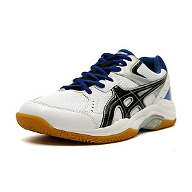 Giày bóng chuyền chuyên nghiệp mới đàn ông Phụ nữ kích thước lớn 36-46 Trọng lượng nhẹ Badminton Sneakers Sneakers Anti Slip Balling Sneakers Color: BaiHong Shoe Size: 36