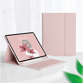 Bao da case ốp silicone kèm bàn phím bluetooth cho ipad 10.2, 10.5, 10.9, Pro 11 inch - HÀNG CHÍNH HÃNG