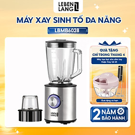 Mua Máy xay sinh tố LEBENLANG gồm 2 cối xay tích hợp bình chứa dung tích 1 5l  công suất 800W  model LBMB6028 - hàng chính hãng