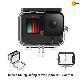 Mua Cage khung chống nước Telesin chất lượng dùng cho Gopro 10/ Gopro 9 - Hàng Chính Hãng