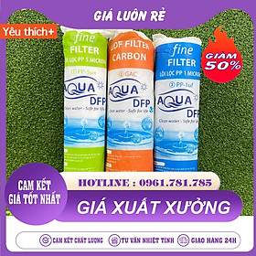 Bộ Lõi Lọc Số 1, 2, 3 10inch Xuất Xứ Việt Nam Dùng Được Cho Hầu Hết Các Loại Máy Lọc Nước