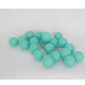 DÂY ĐÈN COTTON BALL THÁI LAN MÀU XANH BIỂN SỐ 07